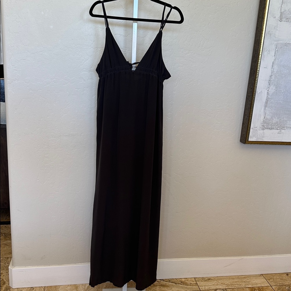 NWT Chaser silk med Elegant Black Maxi Dress